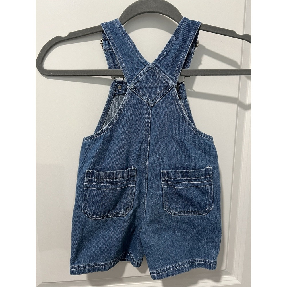 Vintage Bob The Builder Denim Bib Overalls Shorts - 24 Months - Nick Jr 90s Y2K - Picture 2 of 7